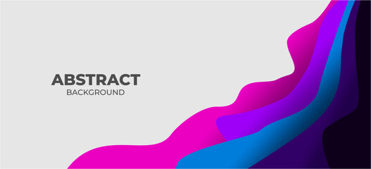 Colorful abstract vector background design with creative futuristic wave pattern and gold light elements