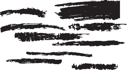 Rough Ink Splatter Brush Vector