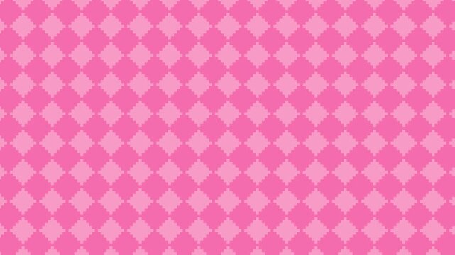 ピクセル柄のレトロなループ背景素材,ピンク