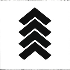 Abstract origami paper business illustration vector set of green arrows house icon symbols for web design concept sign