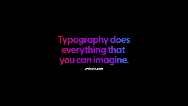 Typography Gradient 2