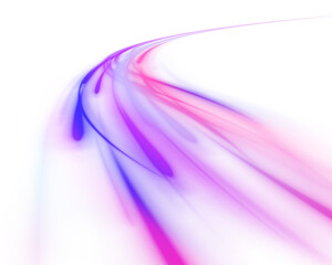 Database fast data transfer acceleration.Vector PNG. Luminous neon waves and sparkling colored spiral sparks. Colored shiny sparks of spiral wave. Curved bright speed line swirls.	