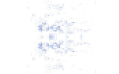 Light Pink, Blue vector banner with circles, spheres. Abstract spots.