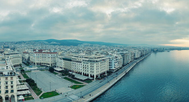 Aristotelous Square and the Sea. Thessaloniki’s Grand Perspective - Powered by Adobe