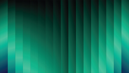 Obraz premium Abstract vertical gradient bar background in deep teal and green