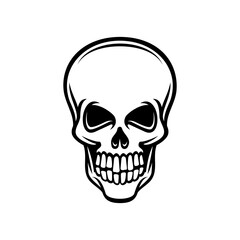 Skull horror death design