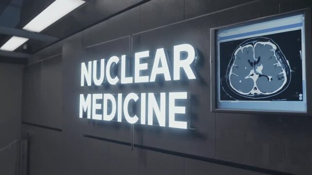 Nuclear medicine in a hospital.