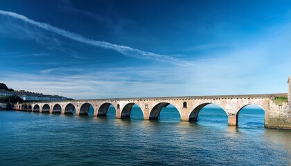 Fototapeta premium napier bridge arches in blue sky