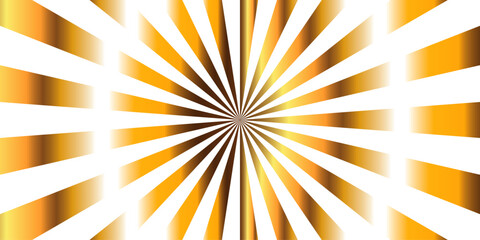 Bright golden & White Radial Sunburst Background with Sharp Rays, Subtle Gradient, Pop Art, & Comic Book Effect.dynamic starburst design with sense of energy, motion, and intensity & retro, comic.