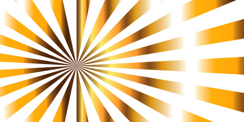 Bright golden & White Radial Sunburst Background with Sharp Rays, Subtle Gradient, Pop Art, & Comic Book Effect.dynamic starburst design with sense of energy, motion, and intensity & retro, comic.