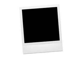 Instant photo frame isolated on transparent background