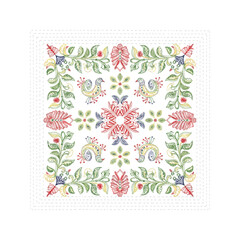 Vibrant tropical fish swim among colorful coral reefs in crystal clear blue ocean water