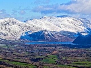 Fototapeta premium Ennerdale Lake with fell views.