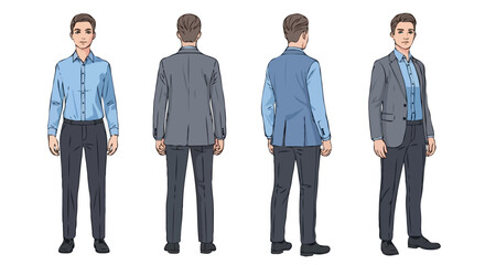 group of business people standing