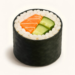 Sushi Illustration Logo Vector