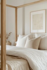 Fototapeta premium hotel room with bed