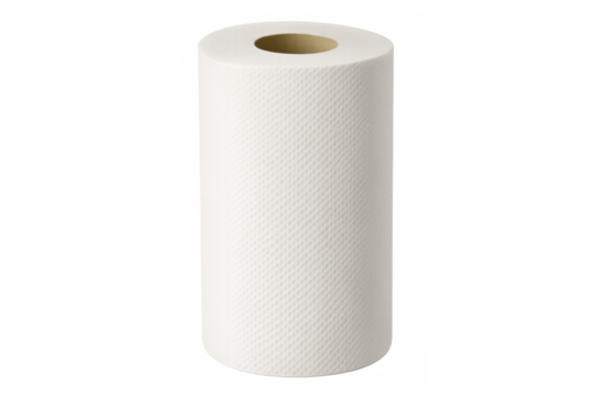 Kitchen paper towels representing everyday household cleaning, hygiene, and wiping tasks at home with a transparent background