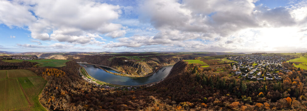 Panorama Tal der Loreley