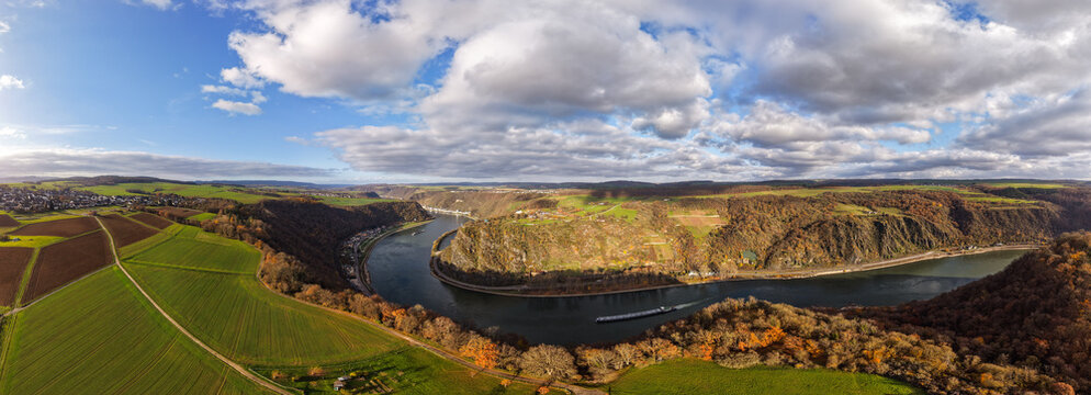 Panorama Tal der Loreley
