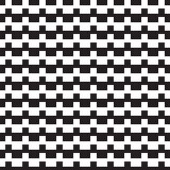 Fototapeta premium rectangular geometric pattern, black and white vector illustration