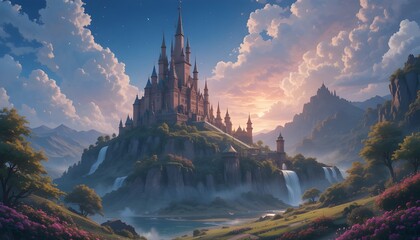 dream casttle landscape