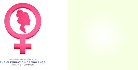 International Day for the Elimination of Violence Against Women symbol, promoting awareness and gender equality on November 25