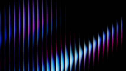 Abstract vertical light streaks forming a dynamic, colorful pattern with gradients of blue and purple on a minimal background