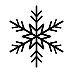 Vector line icon. Vector illustration of snowflakes icon set on transparent background. Vector art of collection of snowflake icons icon on. Collection of different form snowflakes vector icon.
