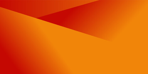 Fiery red brown burnt orange copper black abstract background. Geometric shape. Color gradient. 3d effect. Noise rough grungy grain. Neon light metallic. Design. Template. Web banner. Wide. Panoramic.