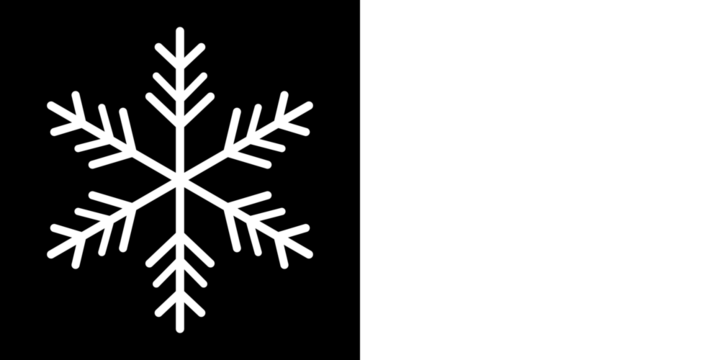Snowflake Icon White. Concept of winter and cold weather. Variations. White snowflake icon set isolated vector illustration. Isolated Snowflake Collection. Snowflakes. Isolated Transparent. Xmas Sign.