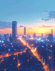 Fototapeta premium グローバルビジネスイメージ