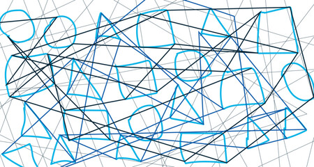 random shape line abstract  background