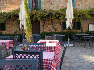 Naklejka premium Italie - Monteriggioni - Toscane