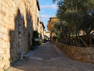 Obraz premium Italie - Monteriggioni - Toscane