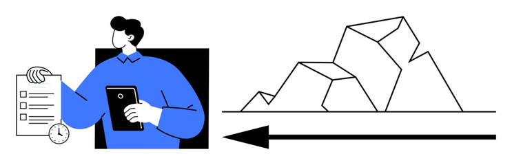 Task management concept. Task management ensures efficient time allocation and meeting deadlines. Task management is vital in project planning, achieving goals, and productivity improvement. Suitable