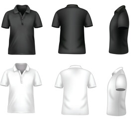 black t shirt template