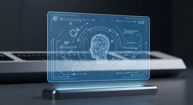 Digital tablet PC with computer security and binary code concept