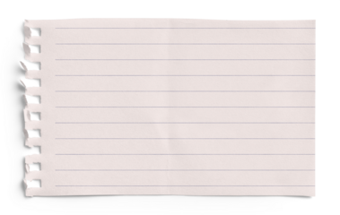 Small Notepad Folded Pink Page Lined