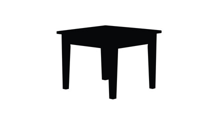 Dynamic abstract geometric shape composition with bold contrasting colors and a striking silhouette