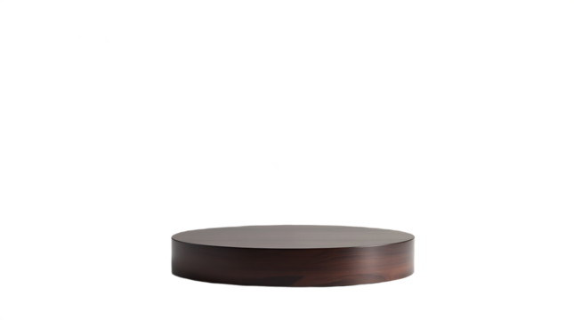 A single hockey puck with a textured surface isolated on a transparent background for sports and games isolated on transparent background