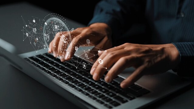 Global AI network showing connection between AI, global, and network elements across the digital world and data infrastructure Marrow