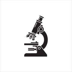 microscope icon. isolated on white background