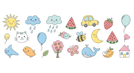 Smiling young woman stands outdoors with colorful umbrella on a bright day