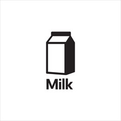 Milk icon. isolated on white background