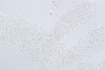 White torn paper poster texture, mockup worn paper design element