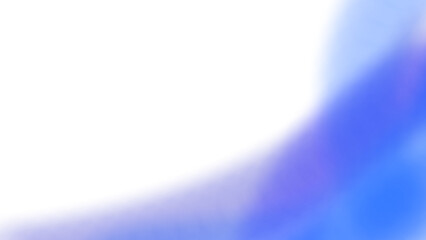 Abstract Blue Gradient Curve on Solid Black Background with Copy Space