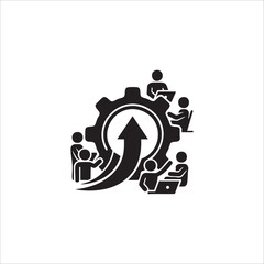 Work efficiency icon. illustration isolated on white background.