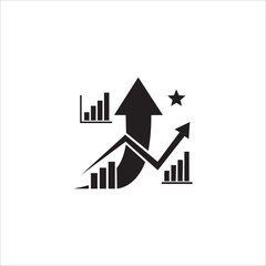 Business Growth and Success icon. illustration isolated on white background.