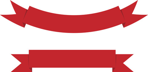 red ribbon banner