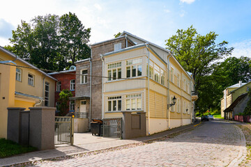 Apartment building in the Old Town of Tartu, Estonia